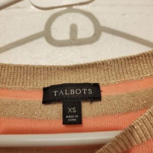 SALE!  Talbots Striped Sweater Women's Size XS - Picture 7 of 8